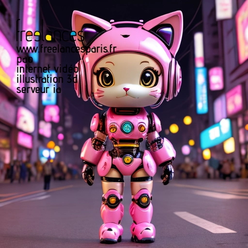 Pao mise en page internet vidéo illustration 3d serveur IA générative AI freelance paris studio de création magazines QU1ZNKJ0